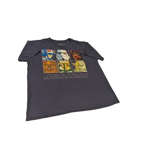 Star Wars Disney Mens 2XL T Shirt Sci Fi Graphic Darth Vader Yoda Chewbacca Boba - Picture 9 of 12